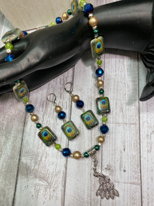 PEACOCK Necklace & Earrings Set (NE079)
