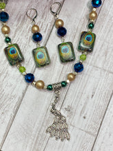 Load image into Gallery viewer, PEACOCK Necklace &amp; Earrings Set (NE079)
