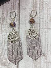 Load image into Gallery viewer, FAUX Leather Tassel Earrings (EAR50-28)
