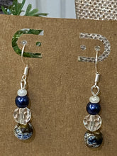 Load image into Gallery viewer, GREEN STONE Necklace &amp; Earrings Set (NE035)
