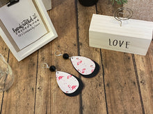 Load image into Gallery viewer, FAUX Leather Flamingo Earrings (EA0051)
