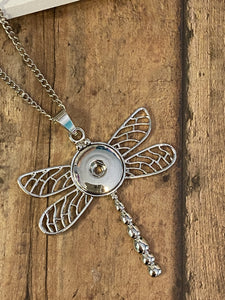 DRAGONFLY Snap Necklace (S53) 22"