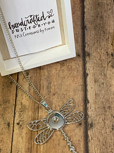 DRAGONFLY Snap Necklace (S53) 22"