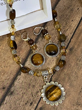 Load image into Gallery viewer, TIGER&#39;S EYE Necklace (NE084-N)
