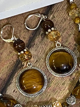 Load image into Gallery viewer, TIGER&#39;S EYE Earrings (NE084-E)
