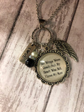 Load image into Gallery viewer, HER/HIS WINGS WERE READY Necklace (N03) 24"
