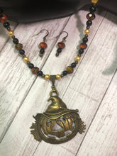 Load image into Gallery viewer, WITCH/SCARECROW Necklace &amp; Earrings Set (NE067)
