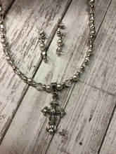 Load image into Gallery viewer, CROSS Necklace &amp; Earrings Set (NE038)
