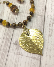 Load image into Gallery viewer, GOLD LEAF Necklace
