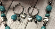 Load image into Gallery viewer, SILVER &amp; TURQUOISE Earrings (NE057-E)
