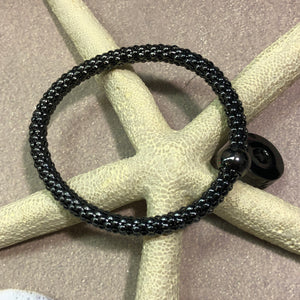 STRETCH/BLACK Snap Bracelet