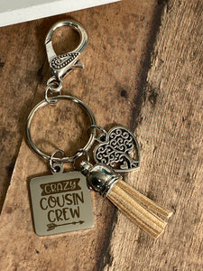 CRAZY COUSIN CREW Purse Charm (P04)