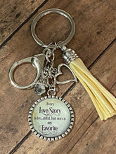 Load image into Gallery viewer, OUR LOVE STORY Keychain (K000-35)
