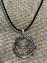 Load image into Gallery viewer, SILVER MULTI-CIRCLES Necklace
