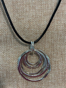 SILVER MULTI-CIRCLES Necklace