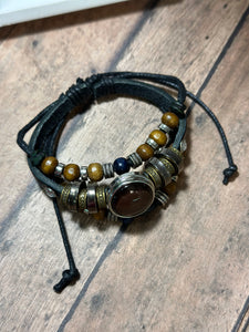 LEATHER Snap Bracelet