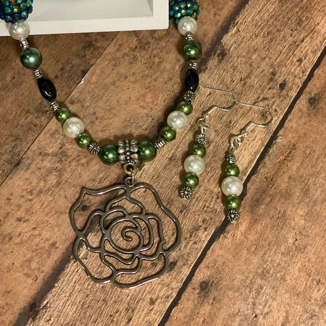 FLOWER Necklace (NE091) 22-24