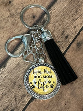 Load image into Gallery viewer, DOG MOM LIFE Keychain
