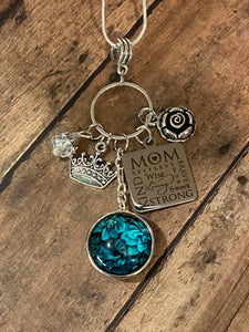 MOM Snap Charm Necklace