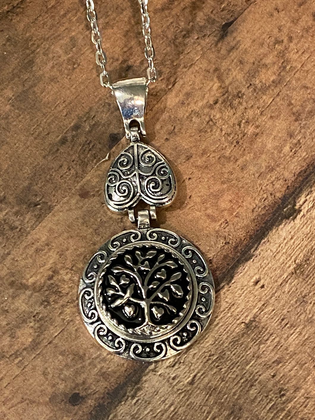 ROUND FILIGREE Snap Necklace (S06)