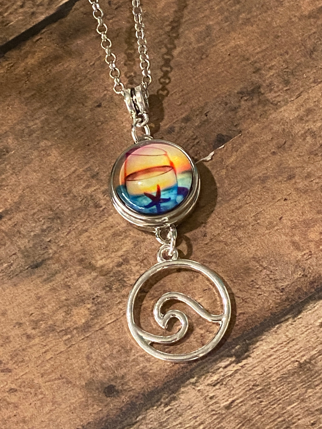 BEACH WAVE Snap Necklace