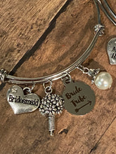Load image into Gallery viewer, BRIDE TRIBE Charm Bangle
