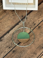 Load image into Gallery viewer, SILVER/WOOD &amp; RESIN Necklace
