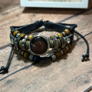 LEATHER Snap Bracelet