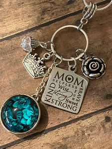 MOM Snap Charm Necklace