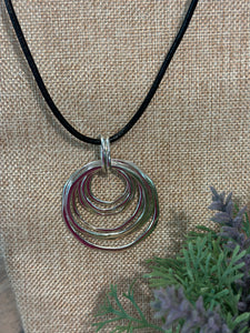 SILVER MULTI-CIRCLES Necklace