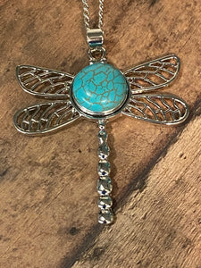 DRAGONFLY Snap Necklace (S53) 22"