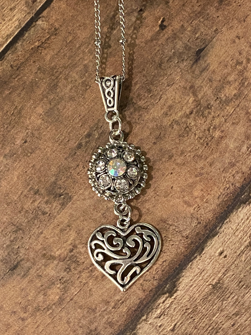 HEART Mini Snap Necklace (S61) 24