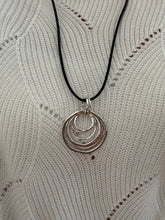 Load image into Gallery viewer, SILVER MULTI-CIRCLES Necklace
