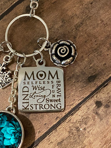 MOM Snap Charm Necklace