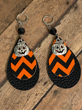 Load image into Gallery viewer, FAUX Leather Halloween Earrings
